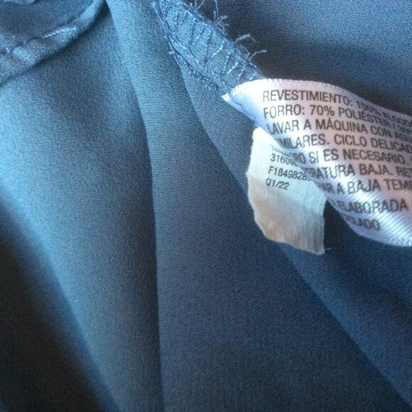 Knox Rose Blue Embroidered Eyelet Boho Dress Size XL - Picture 5 of 5